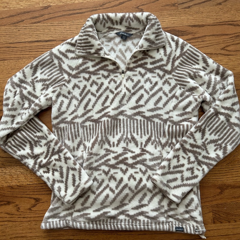 Eddie Bauer fleece half zip
